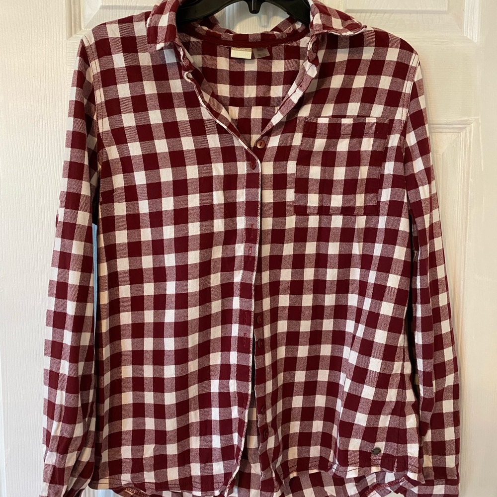 Roxy Flannel size medium.